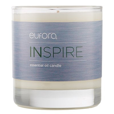 eufora INSPIRE essential oil candle 8 Fl. Oz.
INSPIRE ESSENTIAL OIL CANDLE
