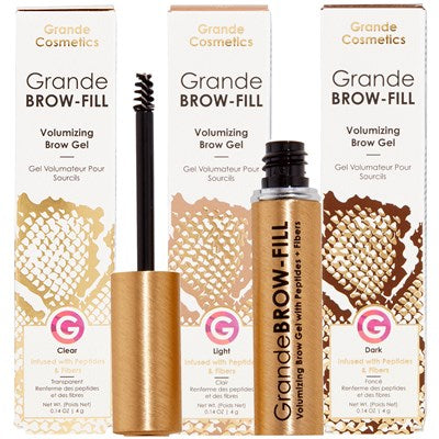 BROW-FILL VOLUMIZING BROW GEL WITH FIBERS & PEPTIDES