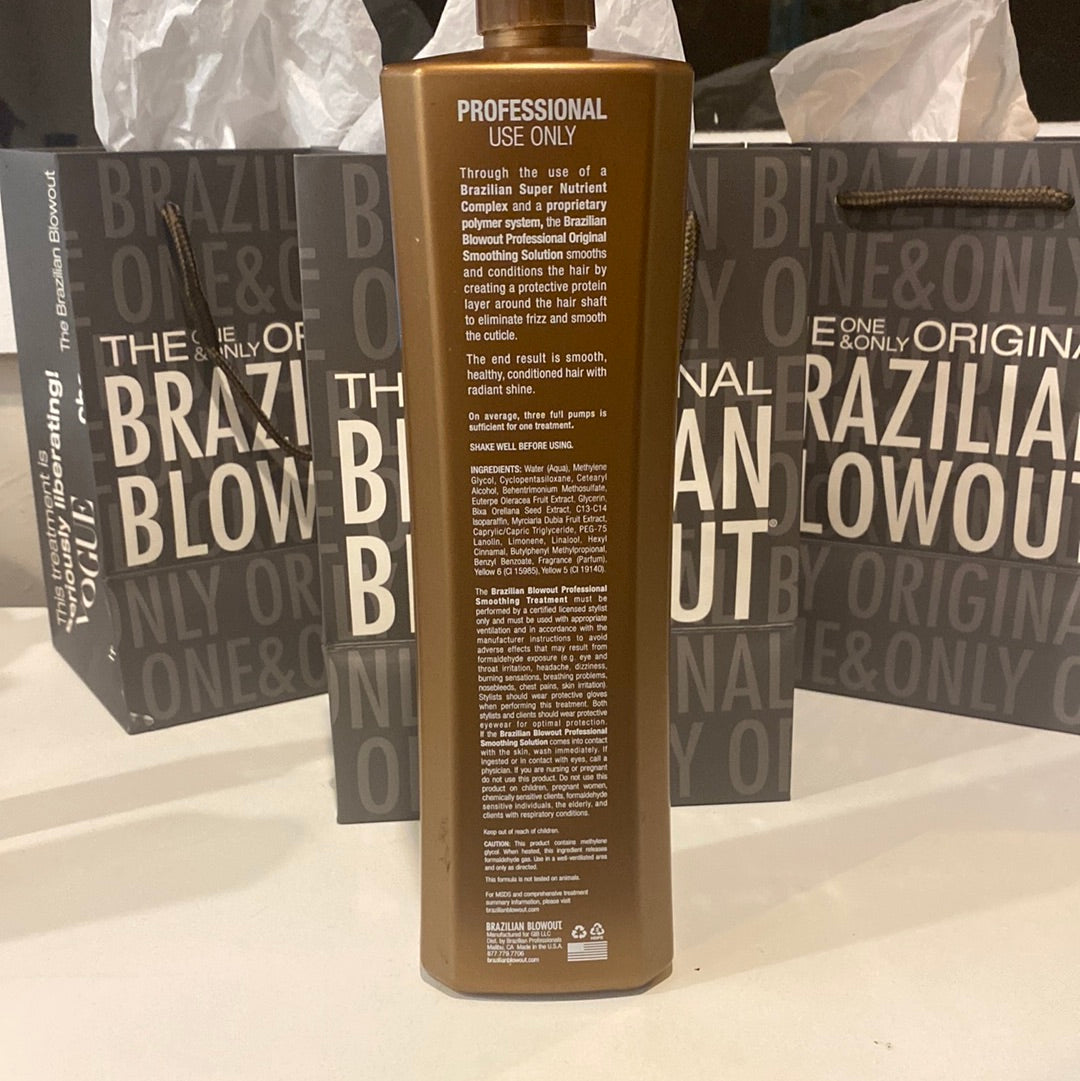 Brazilian blowout original smoothing solution 34 fl. oz  1 L