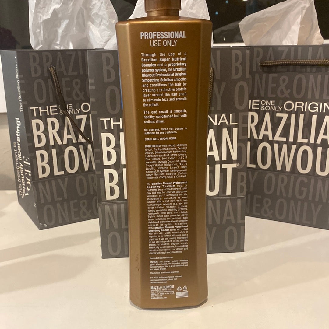 Brazilian blowout original smoothing solution 34 fl. oz  1 L